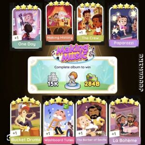 New ListingMonopoly GO! 🔥PRESTIGE🔥 1 Star ⭐ - 5 Star ⭐⭐⭐⭐⭐ Stickers ⚡FAST DELIVERY!⚡