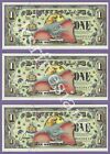 2005 D $1 DUMBO WDW DISNEY DOLLARS (3) Consecutive D0439116-118 FIRST ISSUE