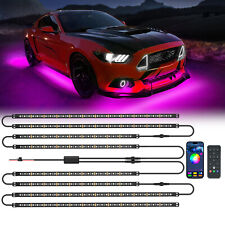 MICTUNING N8 Aluminum RGBW LED Car Underglow Light Kit, Exterior Underbody