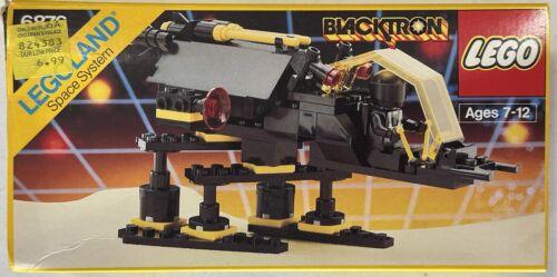 Lego 6876 Space Alienator Blacktron 100% Complete Instructions 1988 Box C8 Vf++