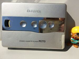 Aiwa HS-PX770 Cassette Player Walkman Metal mirror chromate  Kassettenspieler