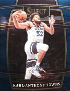 New Listing2021 Panini Select #10 Karl-Anthony Towns Blue