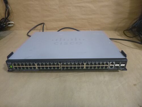 Cisco SG500-52P 52-Port Gigabit PoE Stackable Managed Switch SG500-52P-K9 V02