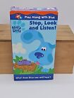 New ListingBlues Clues - Stop, Look and Listen Vintage  (VHS, 2000) Steve~51 Minutes