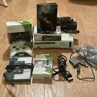 Microsoft Xbox 360 Pro System Bundle 60GB White Console 5 Game Lot 2 Controllers