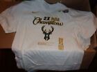 NIKE Milwaukee Bucks Men's 2021 NBA Finals Champions Locker Room T-Shirt Large