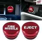 2PCS Universal Car Cigarette Lighter Cover Accessories Fire Missile Eject Button (For: Land Rover LR4)
