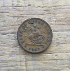 1857 Upper Canada Bank Token Penny Large Cent Canadian Token