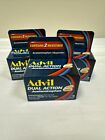 3X Advil Dual Action Pain Reliever - 250mg & 125mg - 36 Caplets - EXP. 1/26