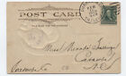 1907 Durham NC transfer clerk CDS #300 postcard [s.5461]