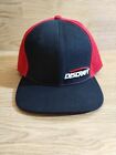Discraft Full Logo Embroidered Snapback Disc Golf Hat Black Red