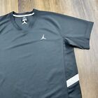 Vintage Jordan Shirt Mens XL Black Michael Basketball Air Jumpman Polyester Tee