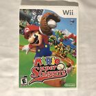 Mario Super Sluggers (Nintendo Wii, 2008) CIB Complete W/ Manual & Reg Card