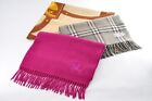 Burberry vintage Scarf 3 pieces set  Cashmere/oversized scarf silk 35% wool 65%