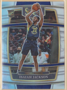 New ListingIsaiah Jackson 2021-22 Panini Select Silver Rookie Card Indiana Pacers #55