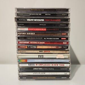 Lot of 15 90s Rock CD's: Black Eyed Peas Nickelback Eve6 INXS Nirvana Switchfoot