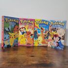 Pokemon 1997-98 VHS Lot of 4 Original Nintendo VizVideo Pikachu Charizard