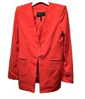 BCBG Maxazria Andres Blazer Jacket Poppy Red Size S 4 6