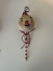 RARE Johanna Parker For Bethany Lowe Snowman Lollipop Ornament