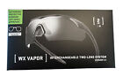 Wiley X WX Vapor 2 Medium Changeable Lens Kit Black/Clear Safety Glasses New