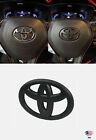 Matte Black Logo OVERLAY Emblem Toyota Rav4 C-HR Camry Corolla GR86 Tacoma (For: 2020 Toyota)