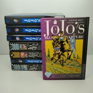 Jojo's Bizarre Adventure: English Manga Hardcover Ex Library Lot Book Set x8