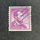 New Listing1954 US Stamp Abraham Lincoln 4 Cent Purple Rare