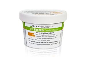 Biocide Systems RV Shocker, Quick Release Odor Eliminator for Camper & Trailer,