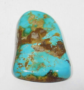 Large Natural 57.5cts ALL Solid Gem Grade Blue Green Royston Turquoise Cabochon