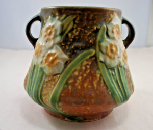 Roseville Pottery Jonquil Pattern Vase 523