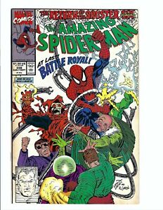 Amazing Spider-Man 338, VF 8.0, Marvel 1990, Erik Larsen, Sinister Six🕷️🐙⚡️🎃