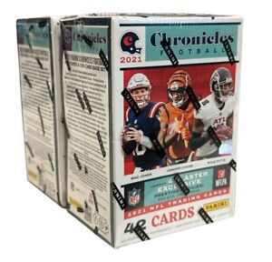 LOT of (2) 2021 Panini Chronicles Football Blaster Boxes Sealed Lawrence RC Year