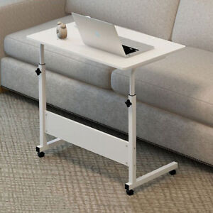 Adjustable Laptop Table Stand Movable Bedside Computer Desk Sofa Bed Tray