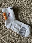 Nike NBA Authentics Socks Quick Grip L White Player Team Issued Elite Ankle Rare