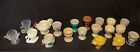 Large Lot Of 19 Egg Cups Variety Of Shapes, Colors, Ages…