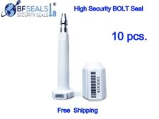 High Security BOLT Seal for Cargo Containers,  10 pcs .White Color, Numbered,