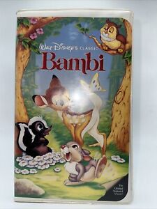 Vintage Bambi Walt Disney Black Diamond Classics VHS (1989)