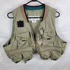 Vintage Columbia PFG Fly Fishing Vest Outdoor Pockets Water Fish Men's Large