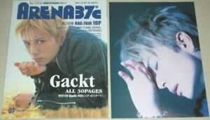 Arena37 JUL 2002 Magazine w/Poster Gackt Dir en grey Sophia Kiyoharu