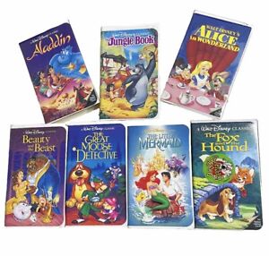 Walt Disney RARE BLACK DIAMOND THE CLASSICS EDITION VHS 7 Movies