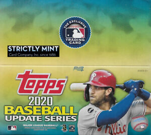 2020 Topps UPDATE Series Baseball Factory Sealed Retail Box 24 Packs 384 Cards