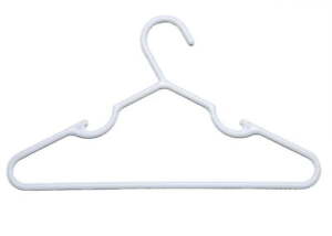 Delta Children 100 Pack Infant Toddler Plastic Clothing Hangers White For Shirts