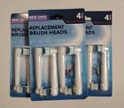 Lot Of 3 - 4pk of Precision Clean Replacement Brush Heads for Oral B (12 Total)