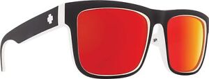 Spy Optics - Discord Sunglasses, Whitewall/Happy Gray Green w/Red Spectra Mirror