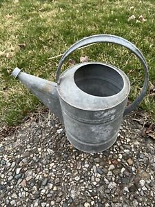 Vintage Watering Can Galvanized Metal