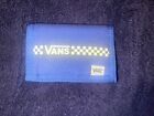 Vans Tri-Fold Wallet Blue New Condition Barely Used Off The Wall Skateboard