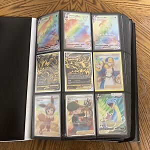 New FULL 360 Pokémon Card Binder Collection Lot All Holo/Ultra Rare/Full Art