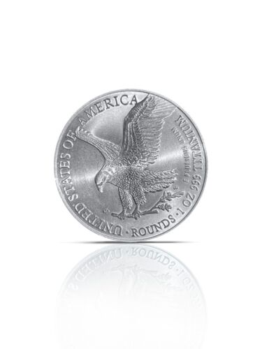 1 oz Titanium Round - American Eagle Coin design - 1 ounce (31 g) Fine Titanium