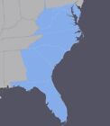 TOPO GPS Map for Garmin US Atlantic States DE FL GA MD NC SC VA WV DC