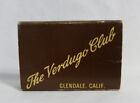Vintage The Verdugo Club Matchbox Glendale California Advertising Matchbook